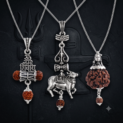 Mahadev Silver Pendants jewellery collection
