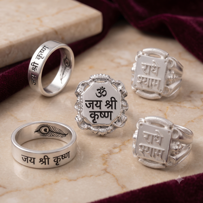 Krishna Silver Rings jewellery collection