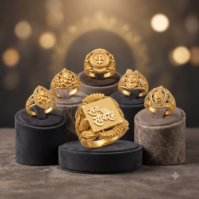 Religious Gold Rings jewellery collection