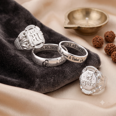 Personalised Silver Rings jewellery collection