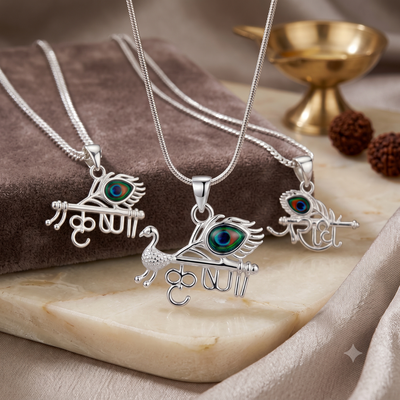 Krishna Silver Pendants jewellery collection