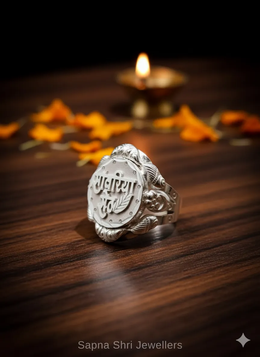 Sawariya Seth Silver Ring - Image 1 of 4 Sawariya Seth Silver Ring - View 1