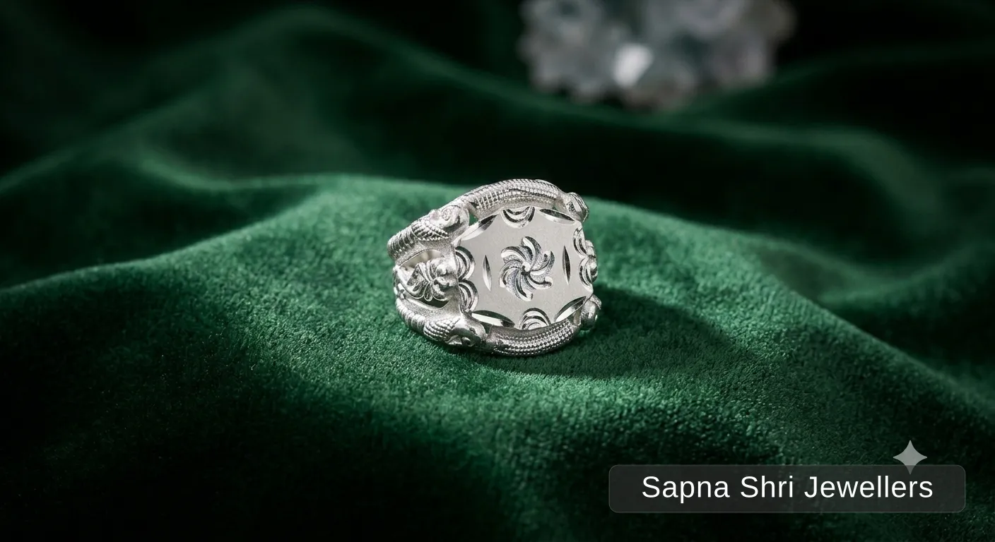 Buy 925 Sterling Silver Men Ring - Image 1 of 2 Buy 925 Sterling Silver Men Ring - View 1