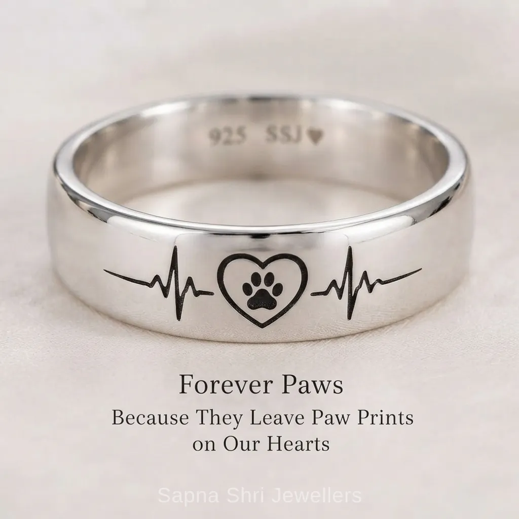 925 Silver Band Personalised Engraved - Image 1 of 2 925 Silver Band Personalised Engraved - View 1