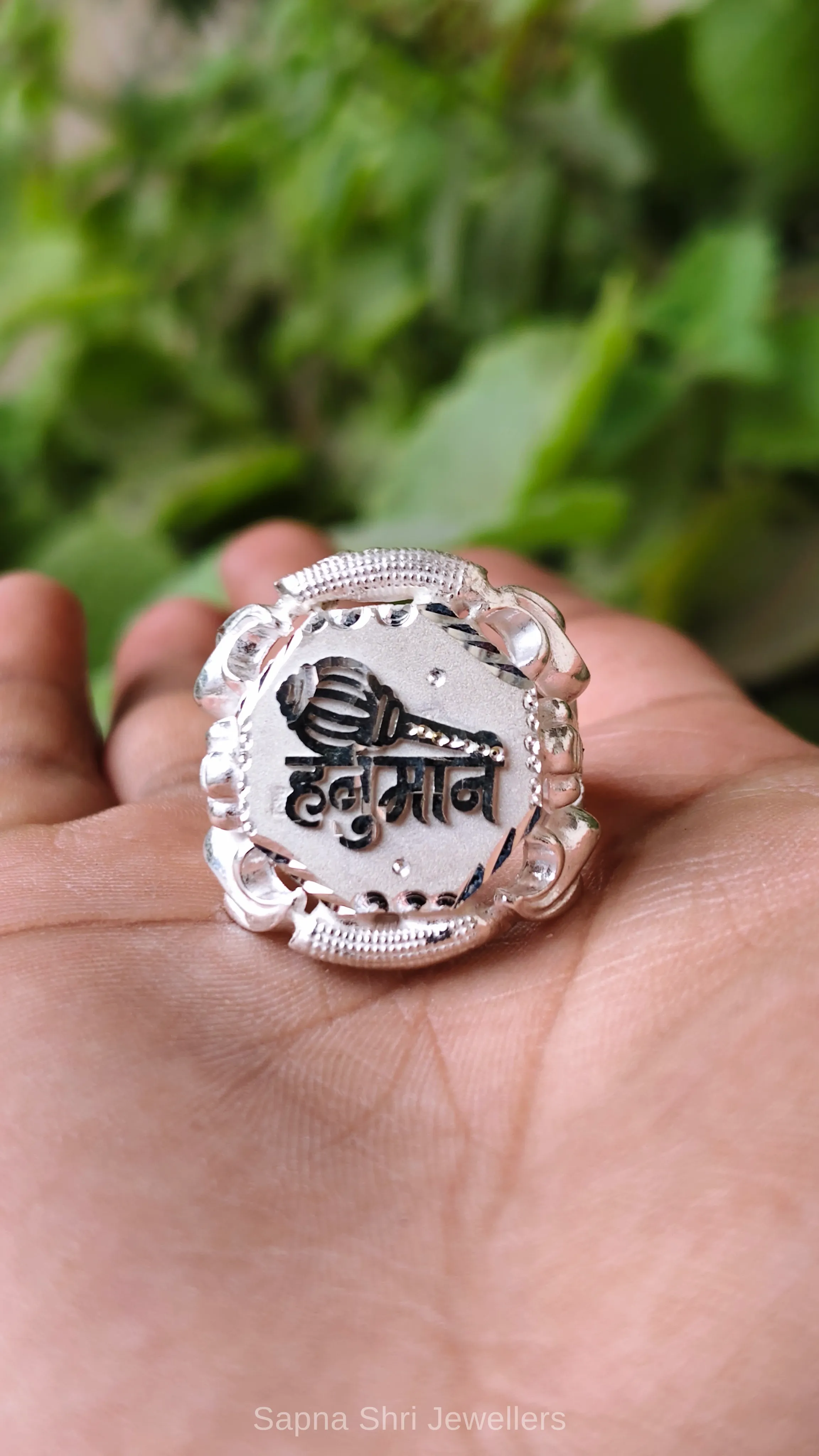 Hanuman Silver Ring Handmade Design - Image 1 of 4 Hanuman Silver Ring Handmade Design - View 1