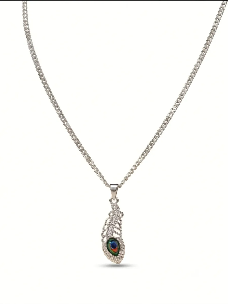 925 Sterling Silver Krishna Locket Pendant - Image 1 of 5 925 Sterling Silver Krishna Locket Pendant - View 1