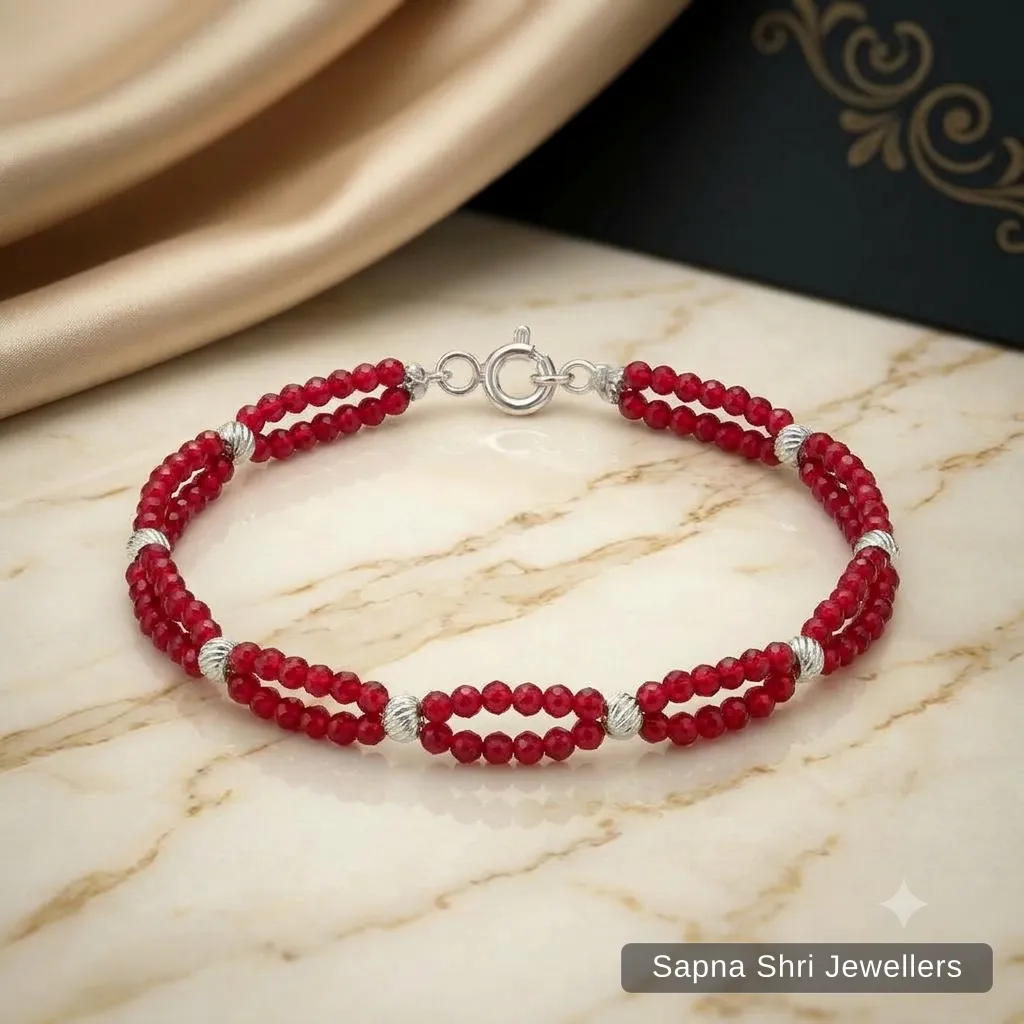 Silver Nazar Bracelet for Women - Image 1 of 3 Silver Nazar Bracelet for Women - View 1