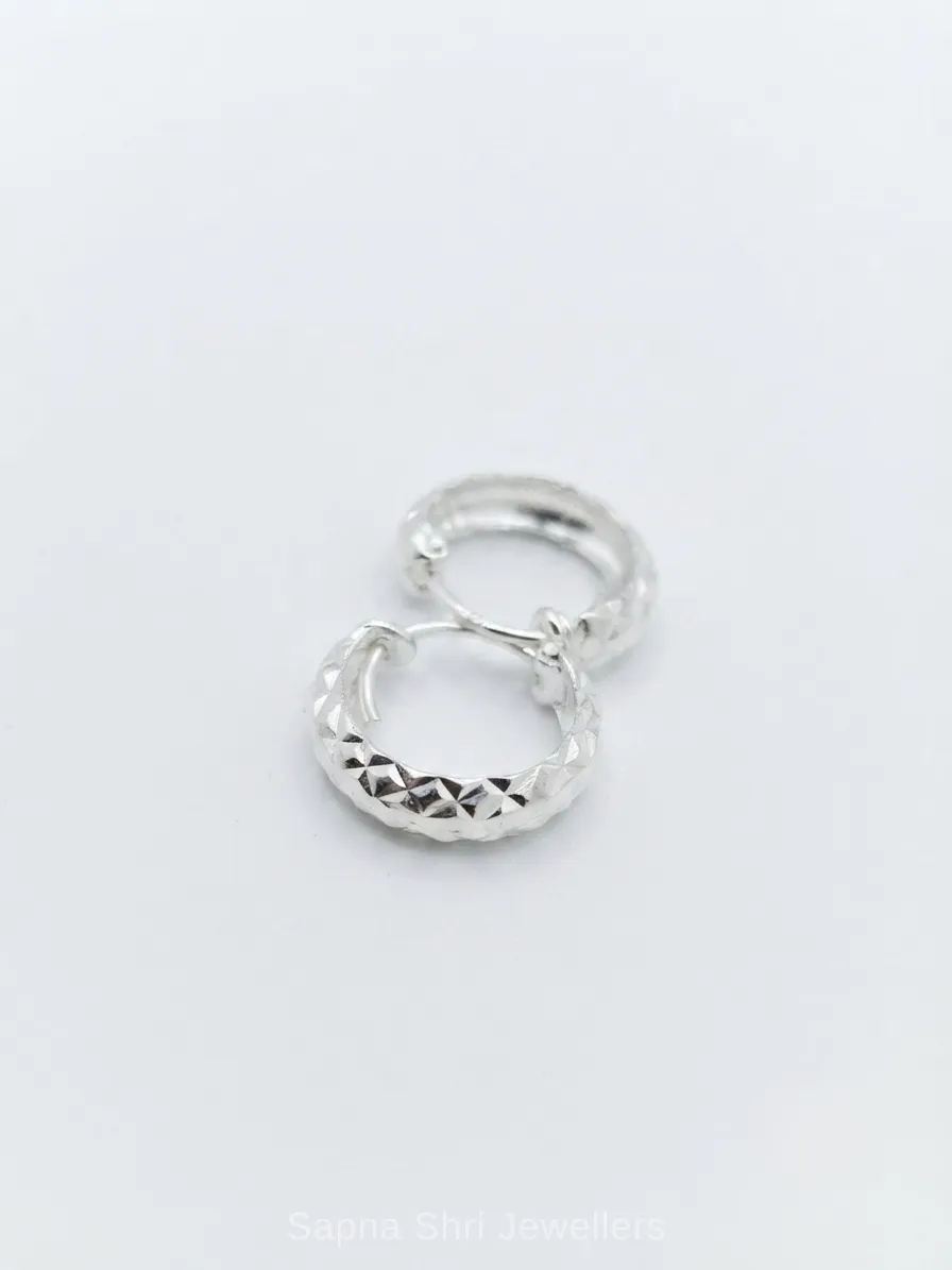 Bali Earrings Silver Trendy Design - Image 1 of 4 Bali Earrings Silver Trendy Design - View 1