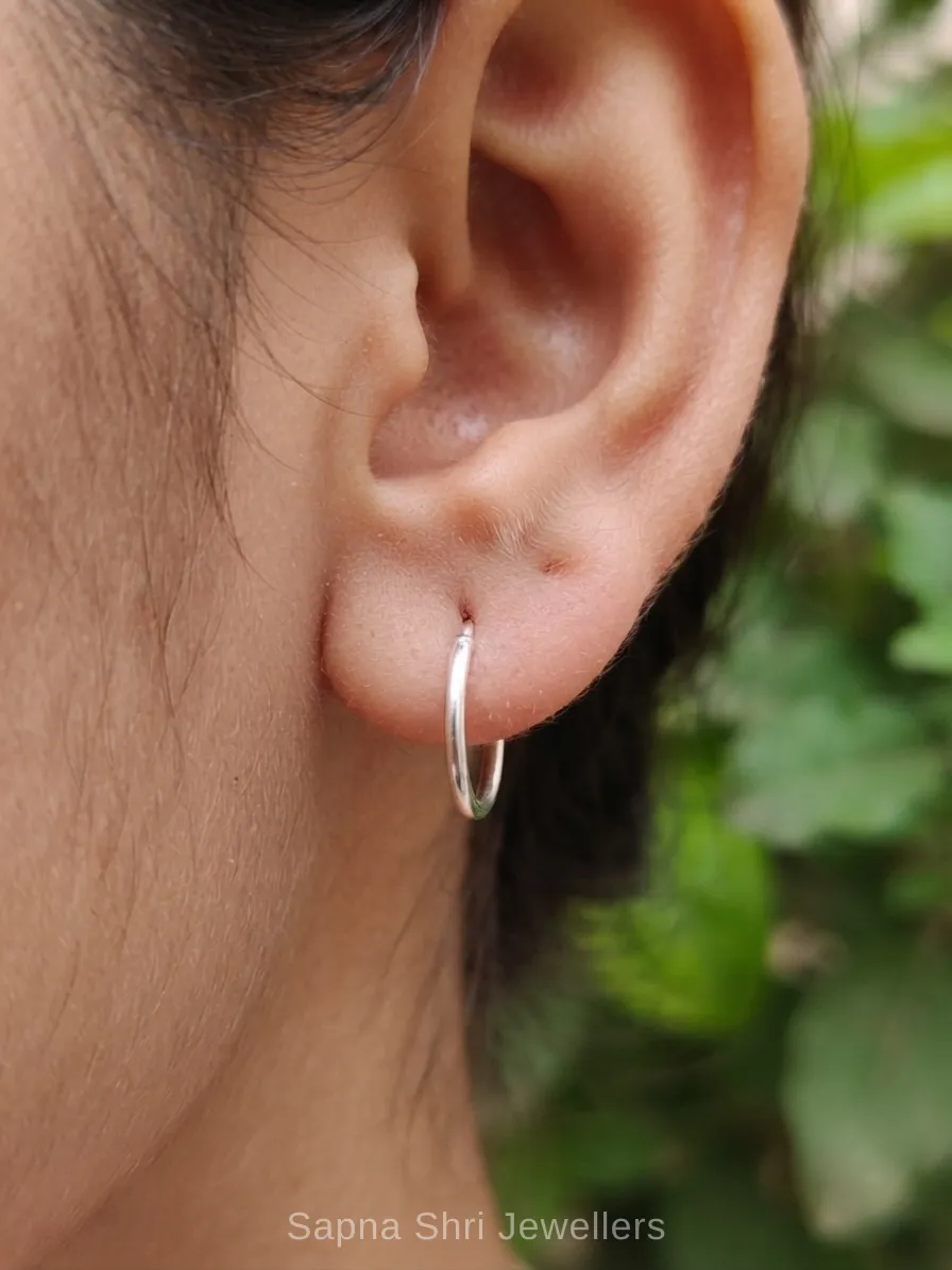 925 Sterling Silver Bali Earrings Perfect Gift for Women - Image 1 of 4 925 Sterling Silver Bali Earrings Perfect Gift for Women - View 1