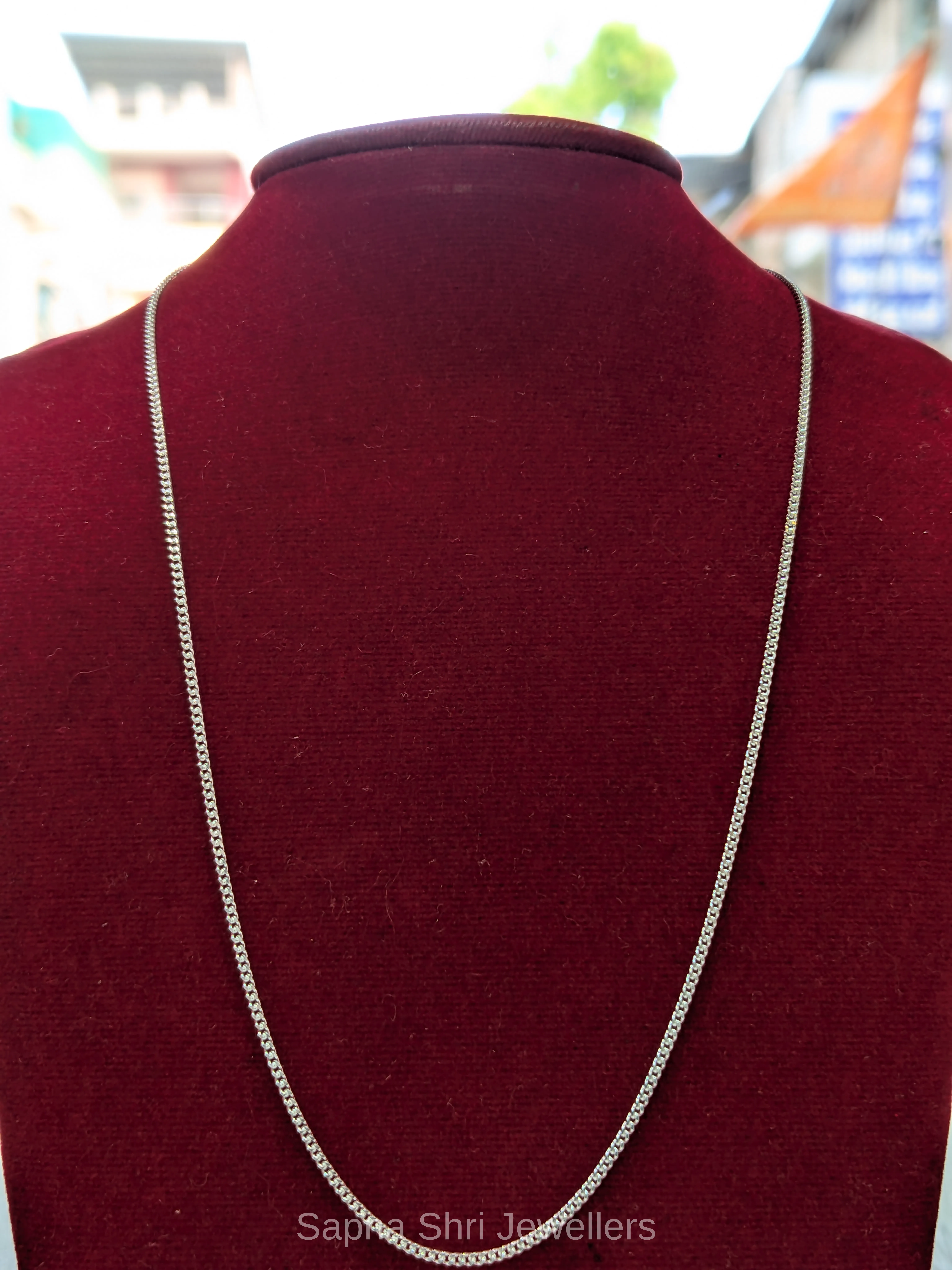 Polished Silver Chain - Image 1 of 4 Polished Silver Chain - View 1