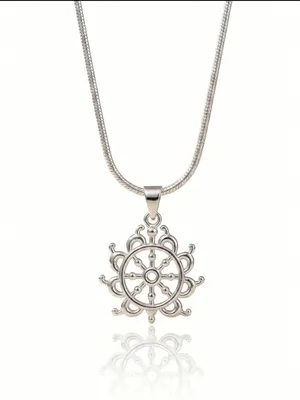Krishna Name Silver Pendant - Sapna Shri Jewellers