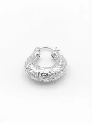 Original Silver Bali for Men Textured Design - Sapna Shri Jewellers