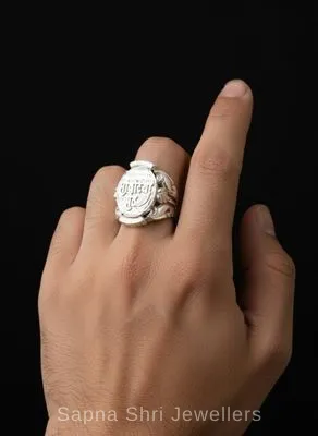 Pure Silver 925 Sawariya seth ring - Sapna Shri Jewellers