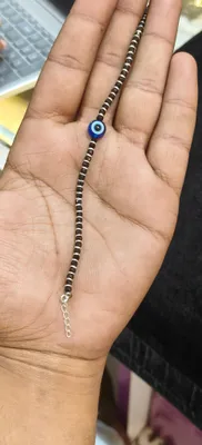 Evil Eye Silver Mangalsutra Bracelet - Sapna Shri Jewellers