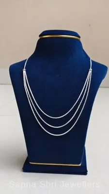 Trendy Women's Silver Chain - Sapna Shri Jewellers