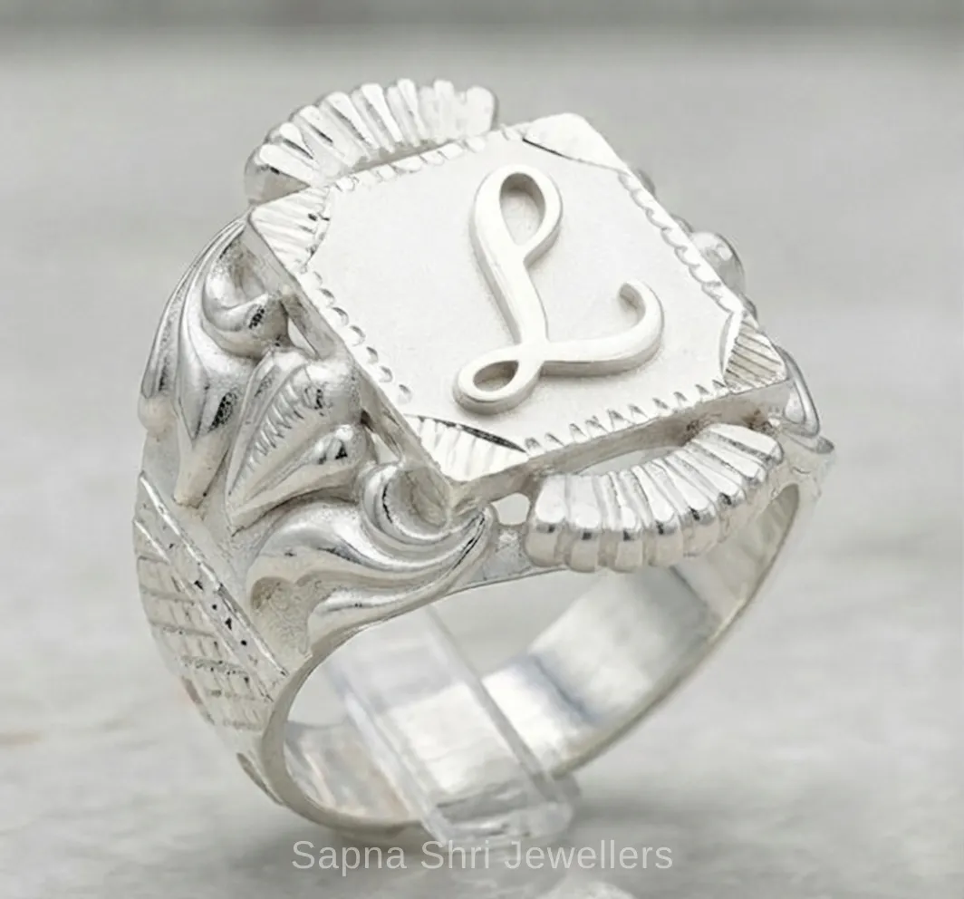 Silver Name Ring thumbnail 4