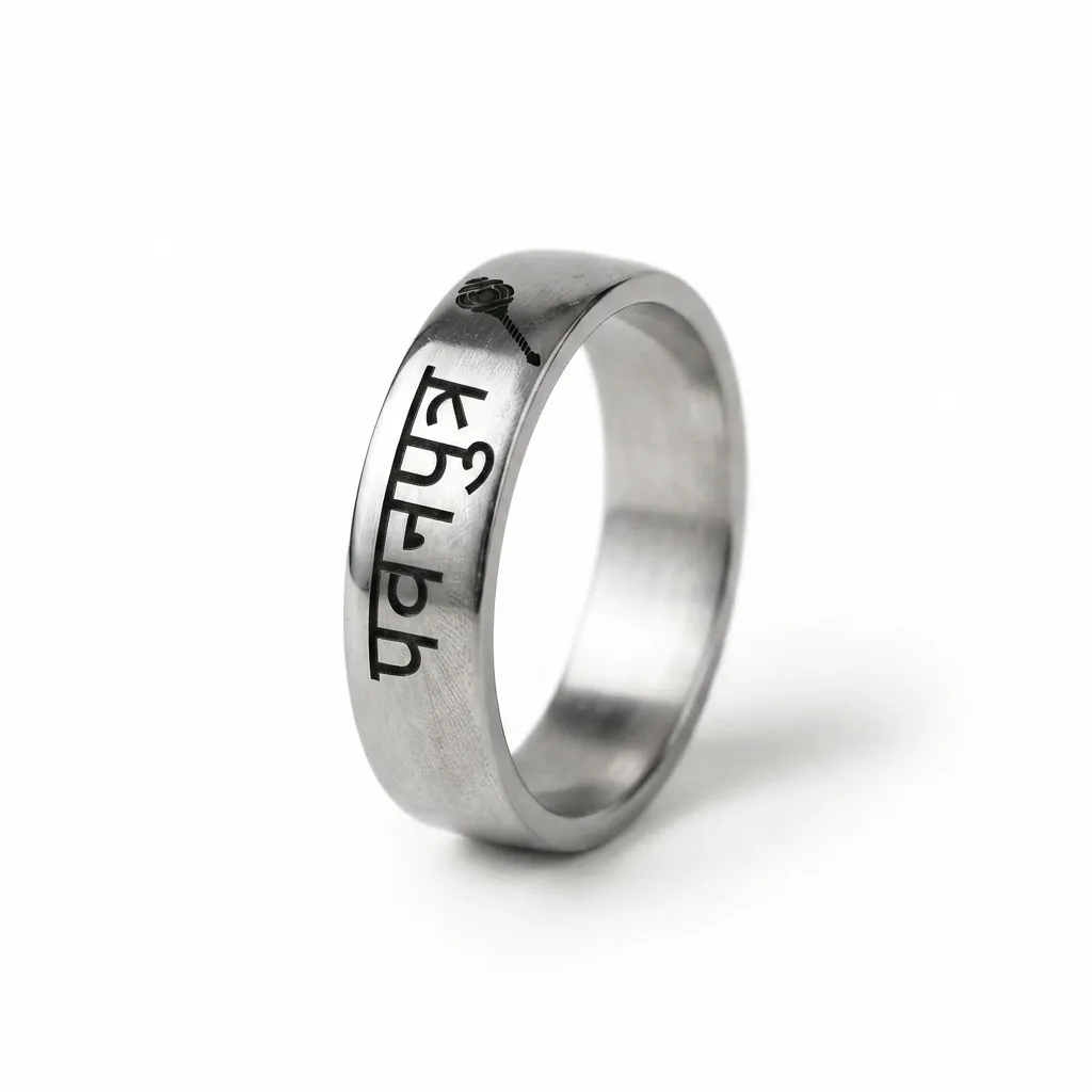 Sankat Mochan Hanuman 925 Sterling Silver Protection Ring thumbnail 2