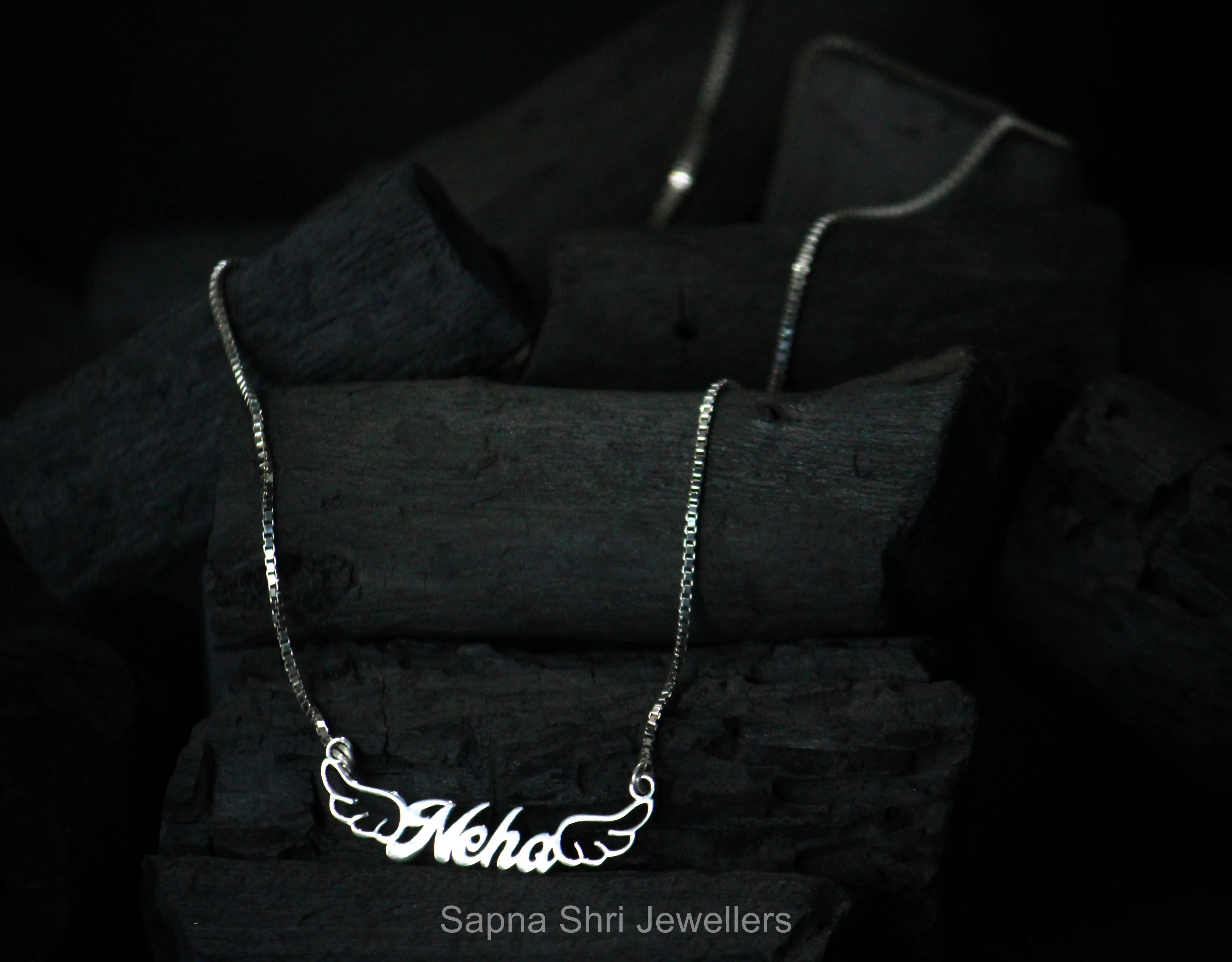 Customize Silver Name Pandle thumbnail 2