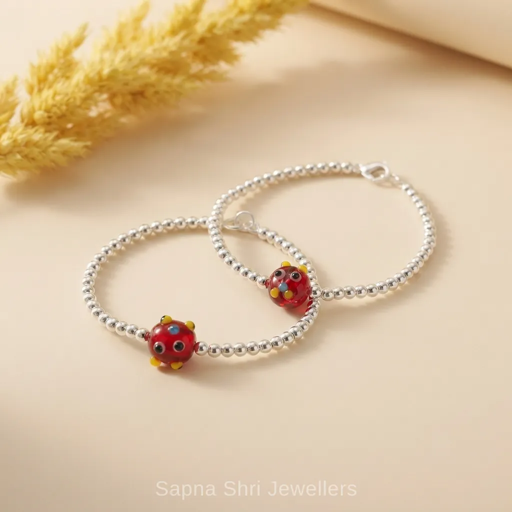 Baby Teddy Silver Bracelet thumbnail 4