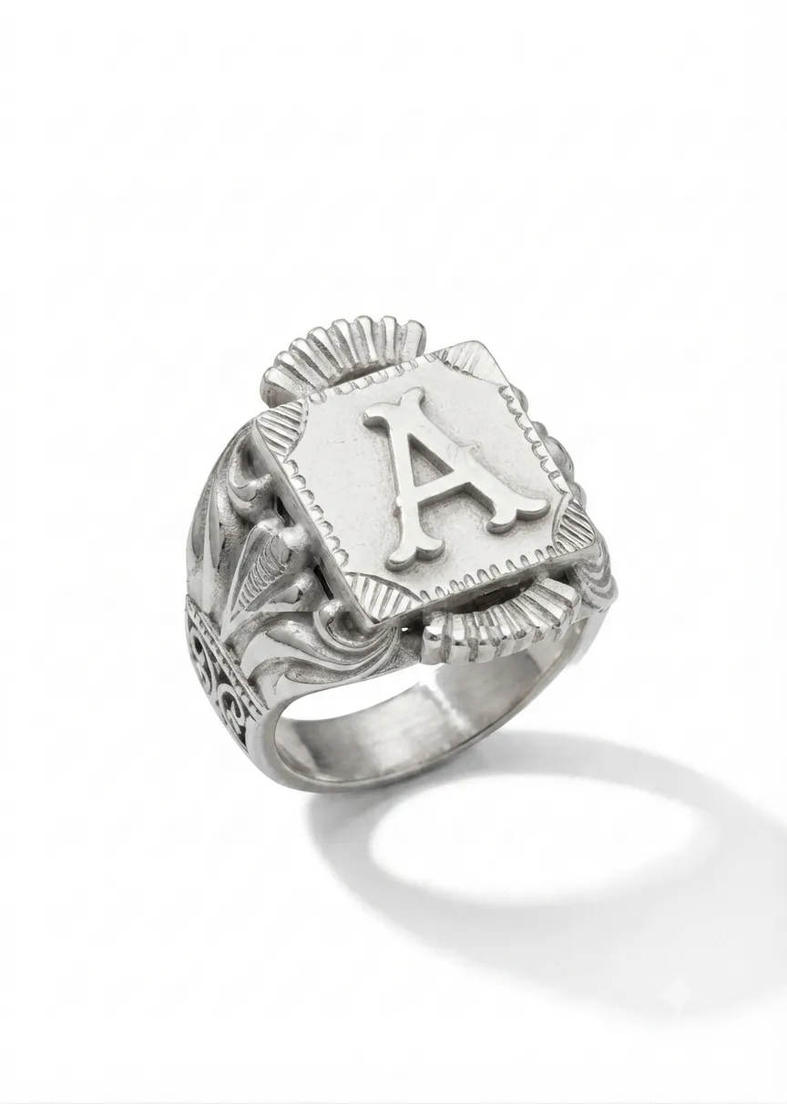 Personalised 925 Silver Ring thumbnail 2