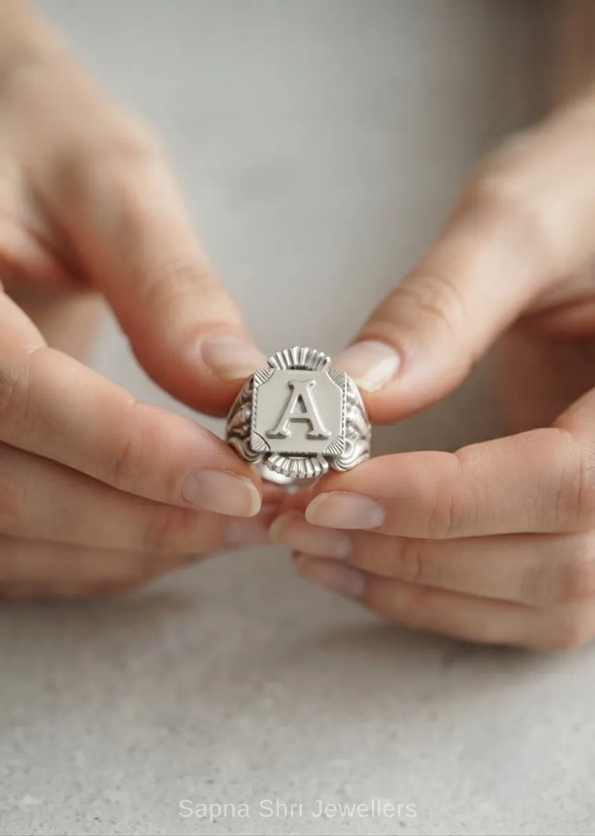 Personalised 925 Silver Ring thumbnail 3