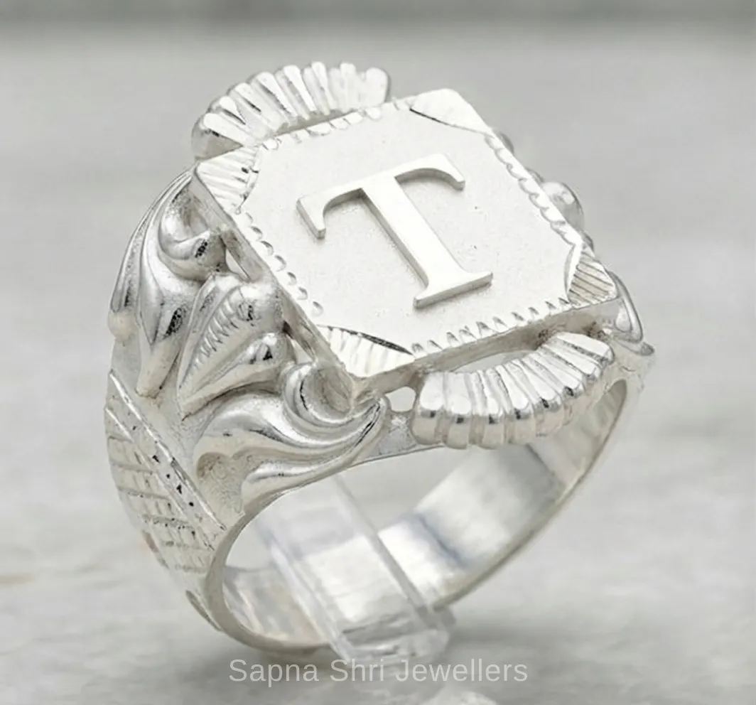 Silver Name Ring thumbnail 2