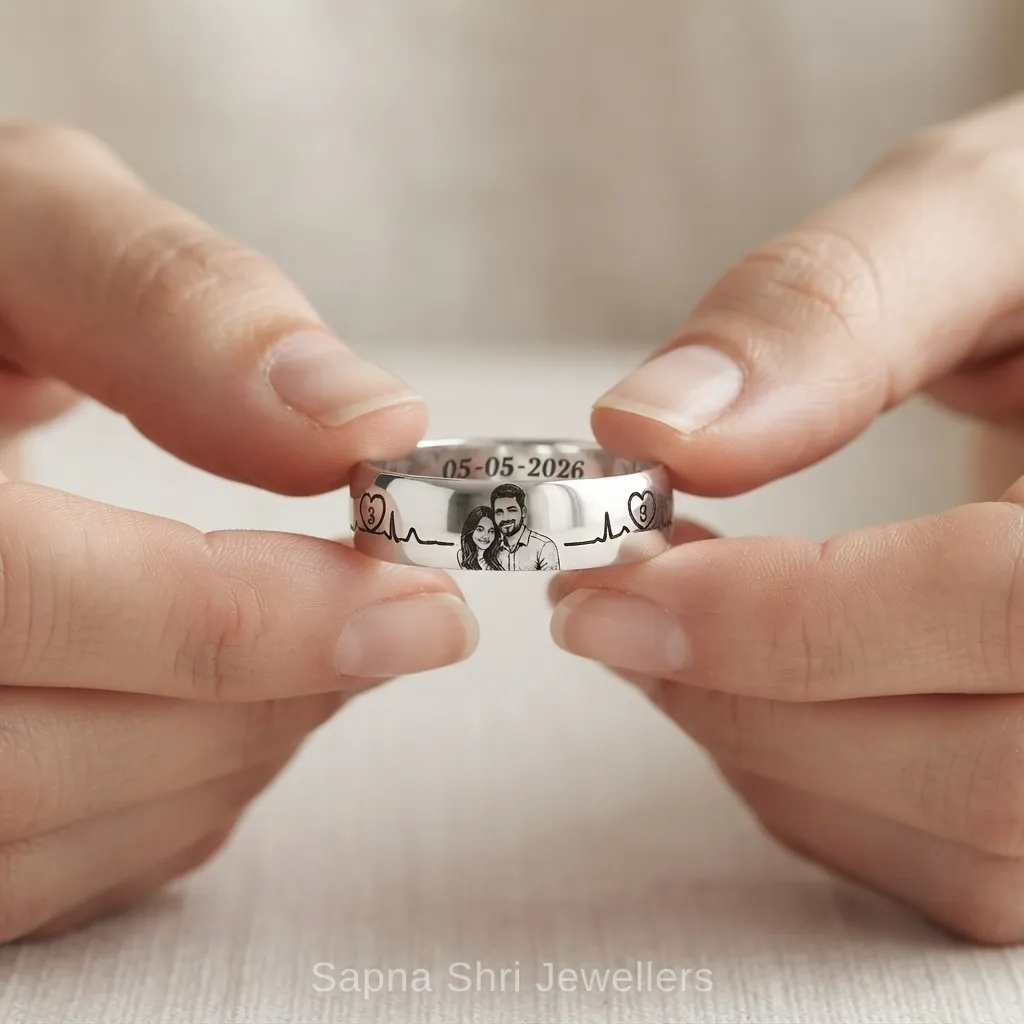 Engraved Silver Name Ring 925 Hallmarked thumbnail 2