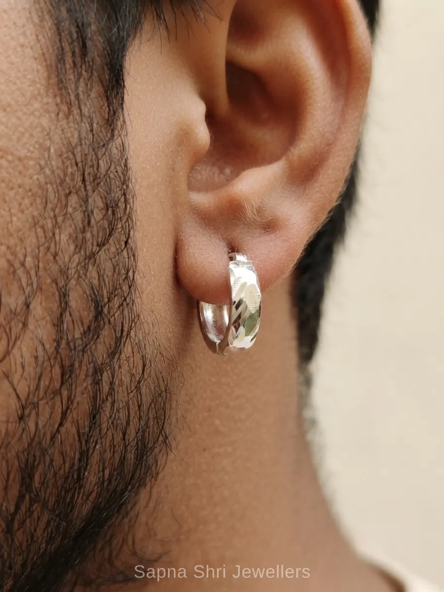 Buy Silver Bali for Men Online Gift for Boyfriend thumbnail 2