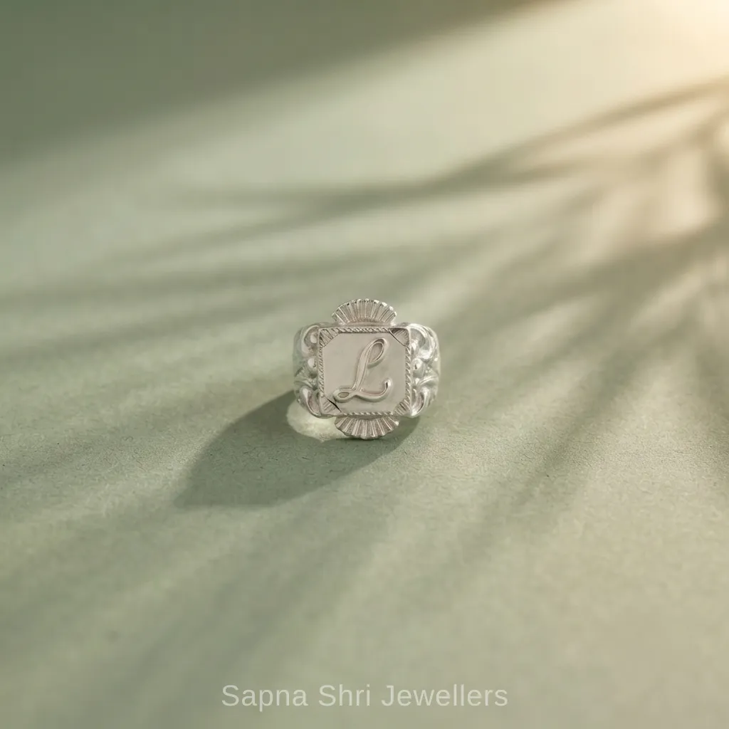 Silver Name Ring thumbnail 2