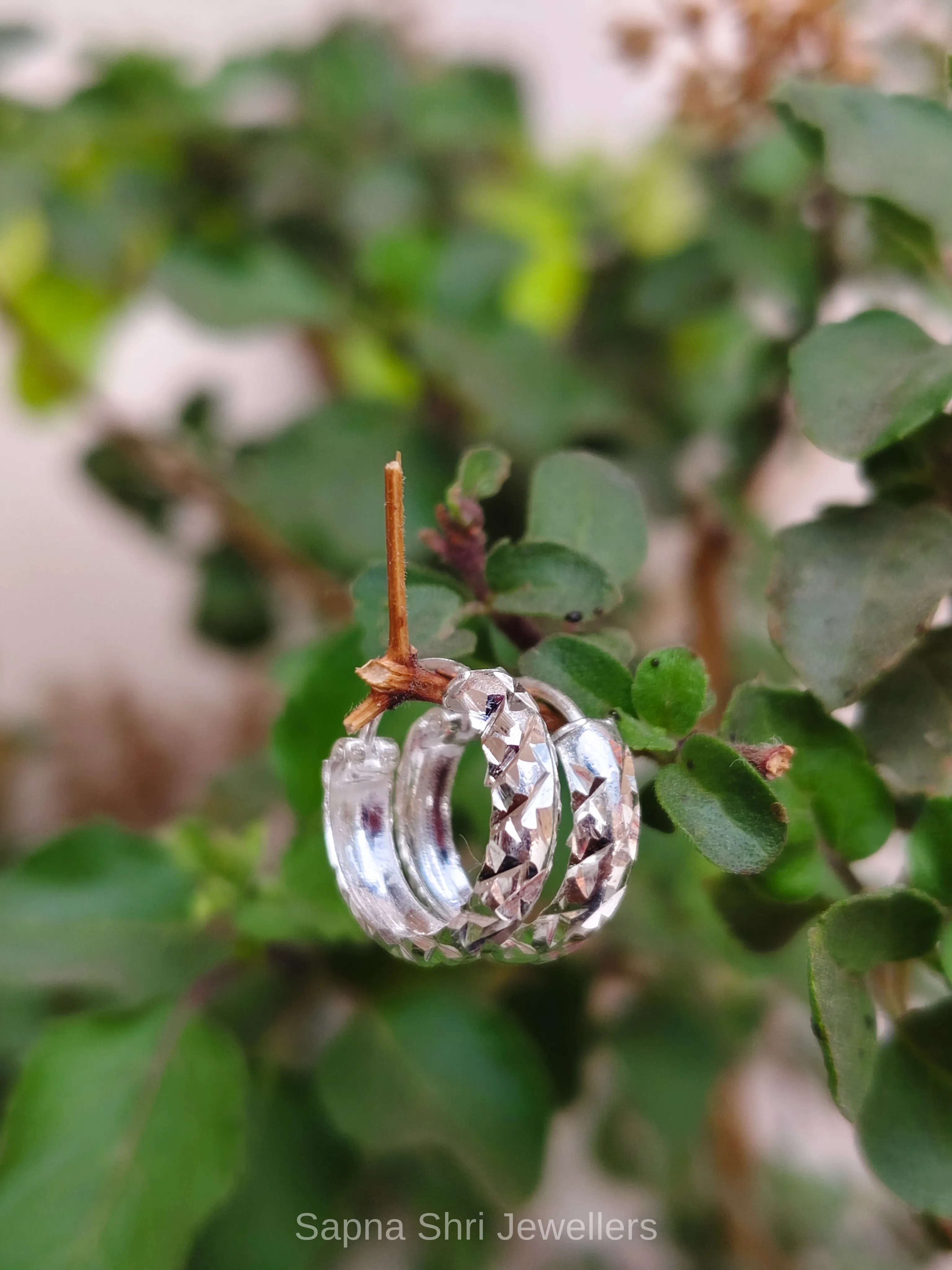 Bali Earrings Silver Trendy Design thumbnail 3
