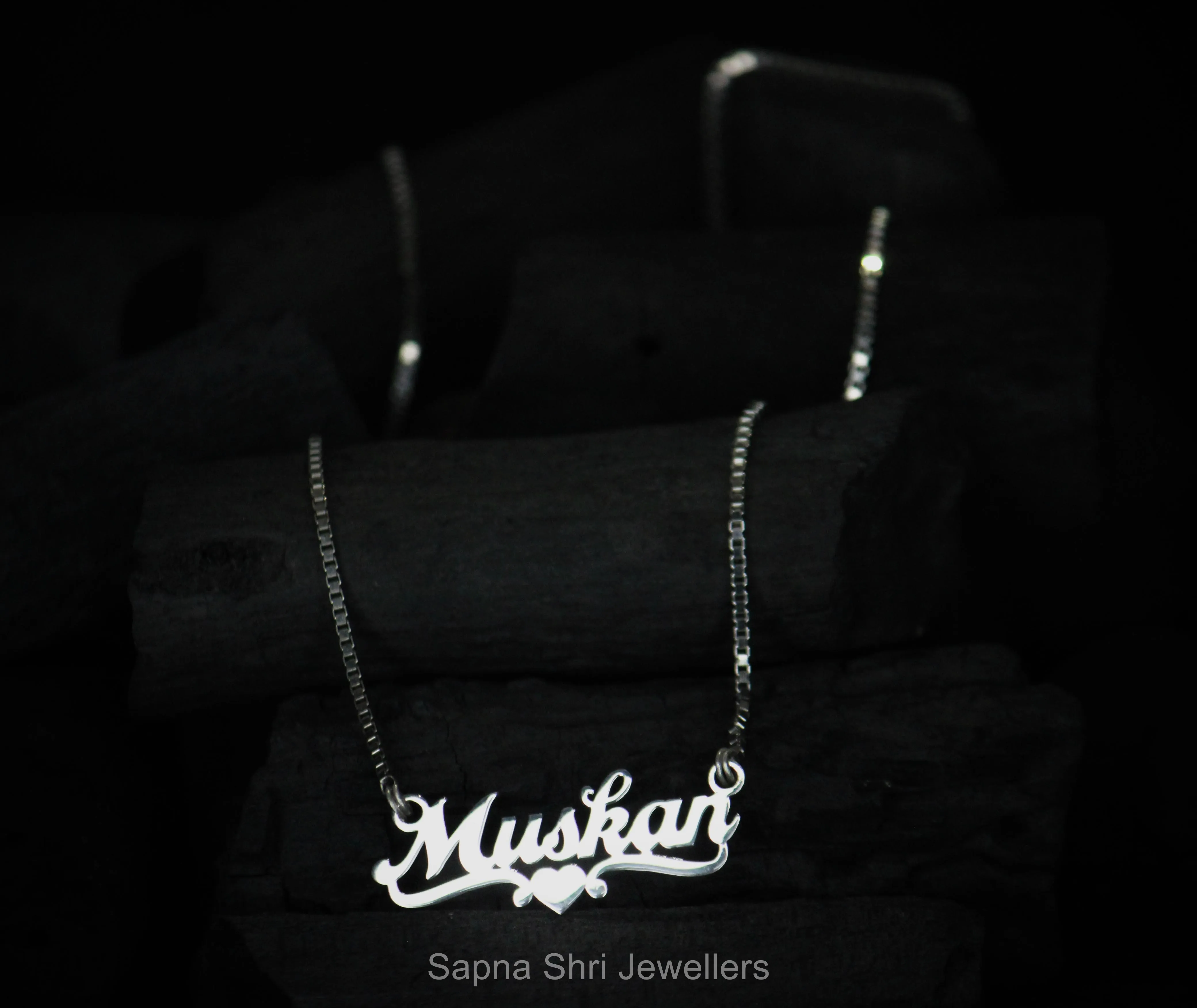 Customize Silver Name Pandle thumbnail 2