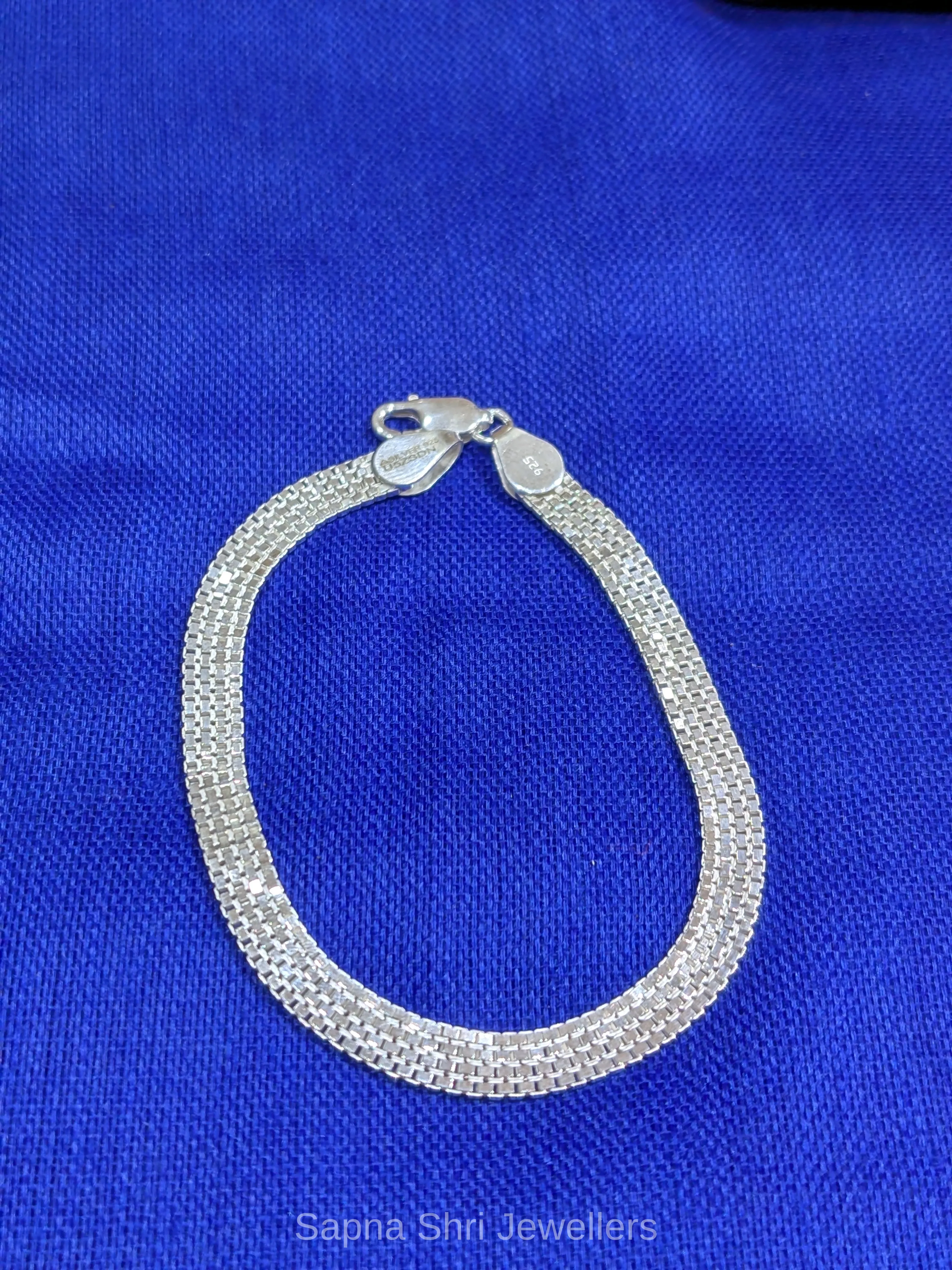 Triple Layer Designer Silver Payal thumbnail 2