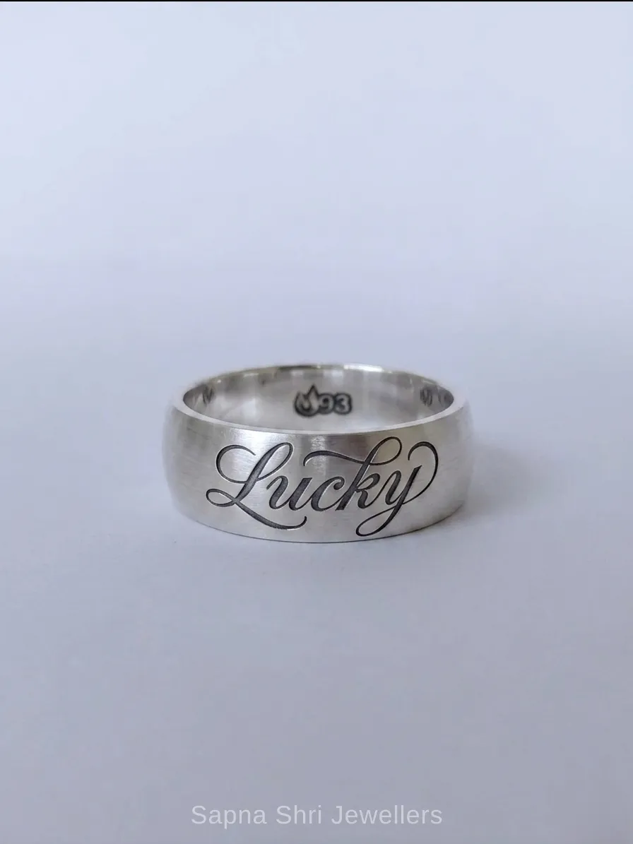 Customize Name Ring for Men thumbnail 4