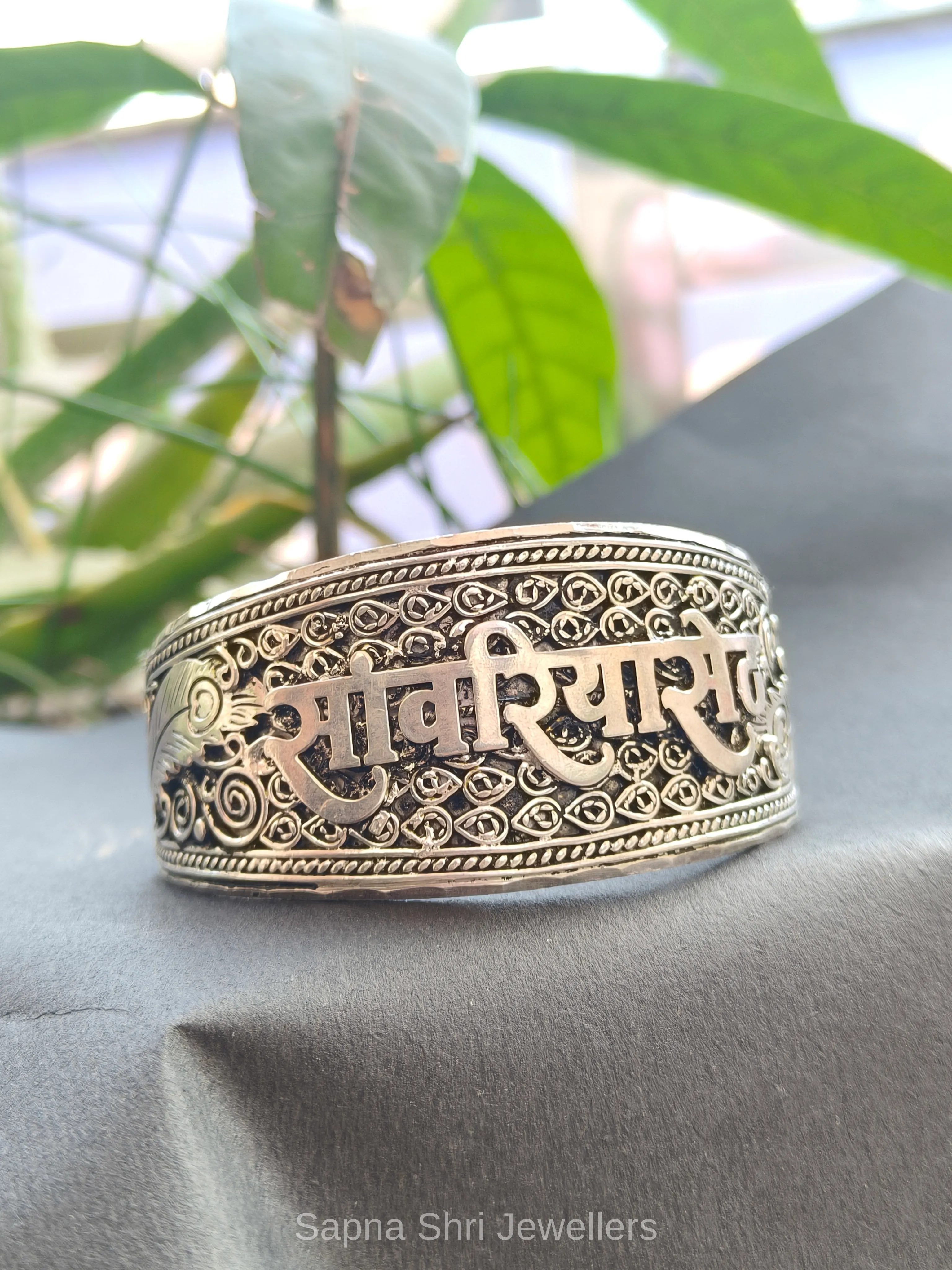 Sawariya Seth Silver Kada for Men thumbnail 2