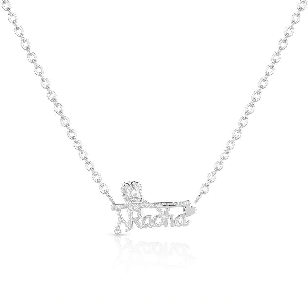 Buy 925 Silver Krishna Pendant Collection Radha Krishna Lord Krishna Designs thumbnail 2
