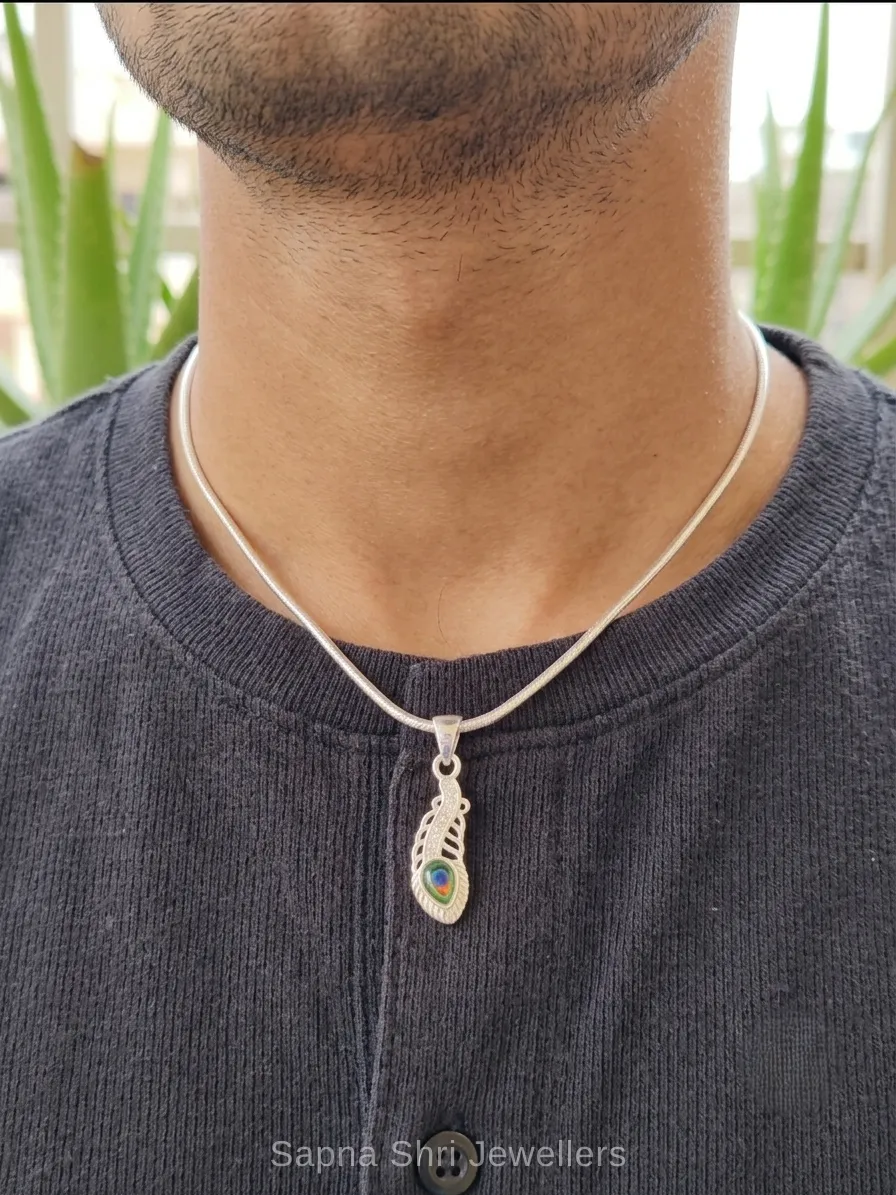 925 Sterling Silver Krishna Locket Pendant thumbnail 3
