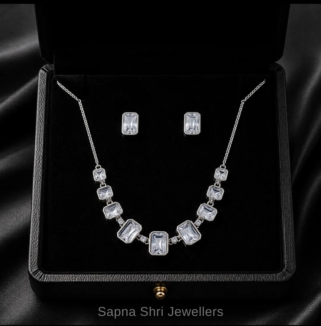 Pure Silver Chain Pendant Set for Daily Wear thumbnail 4