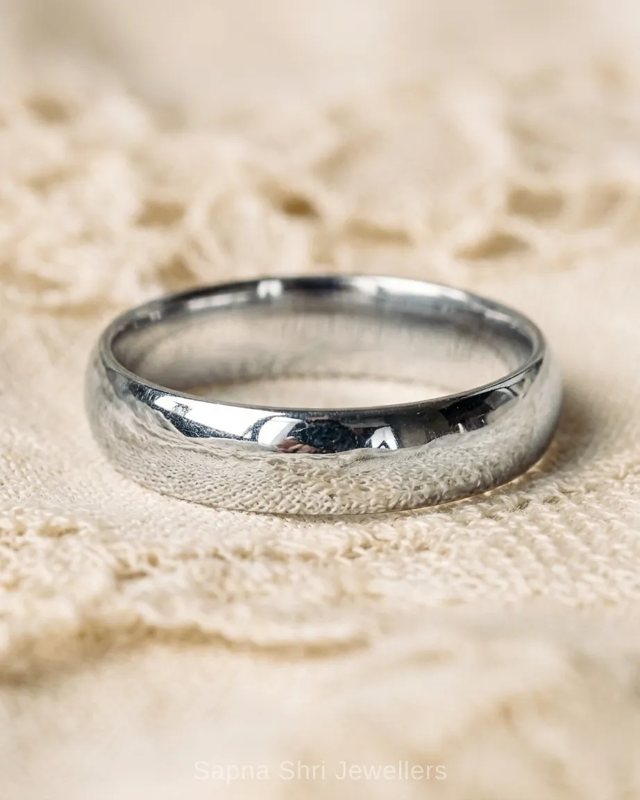 Date Engraved Silver Ring Personalised thumbnail 2