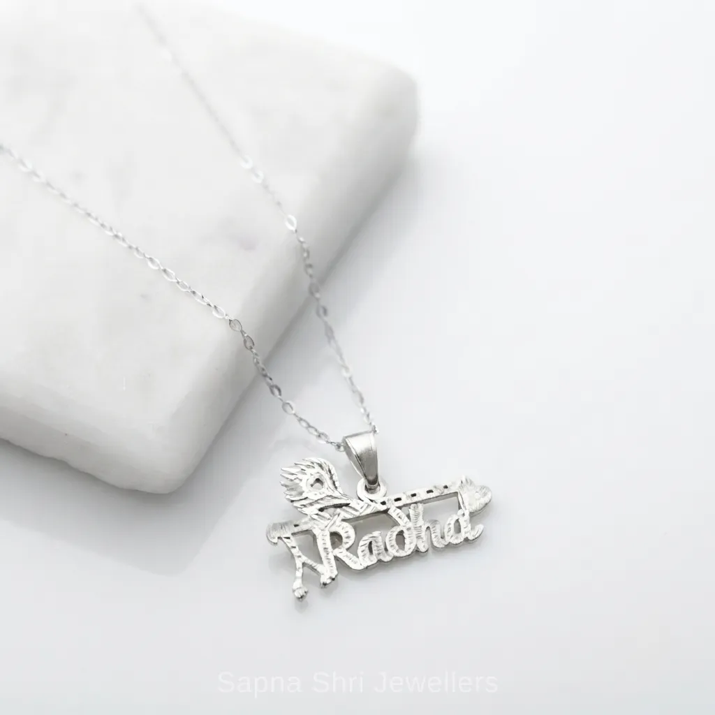 Buy 925 Silver Krishna Pendant Collection Radha Krishna Lord Krishna Designs thumbnail 3
