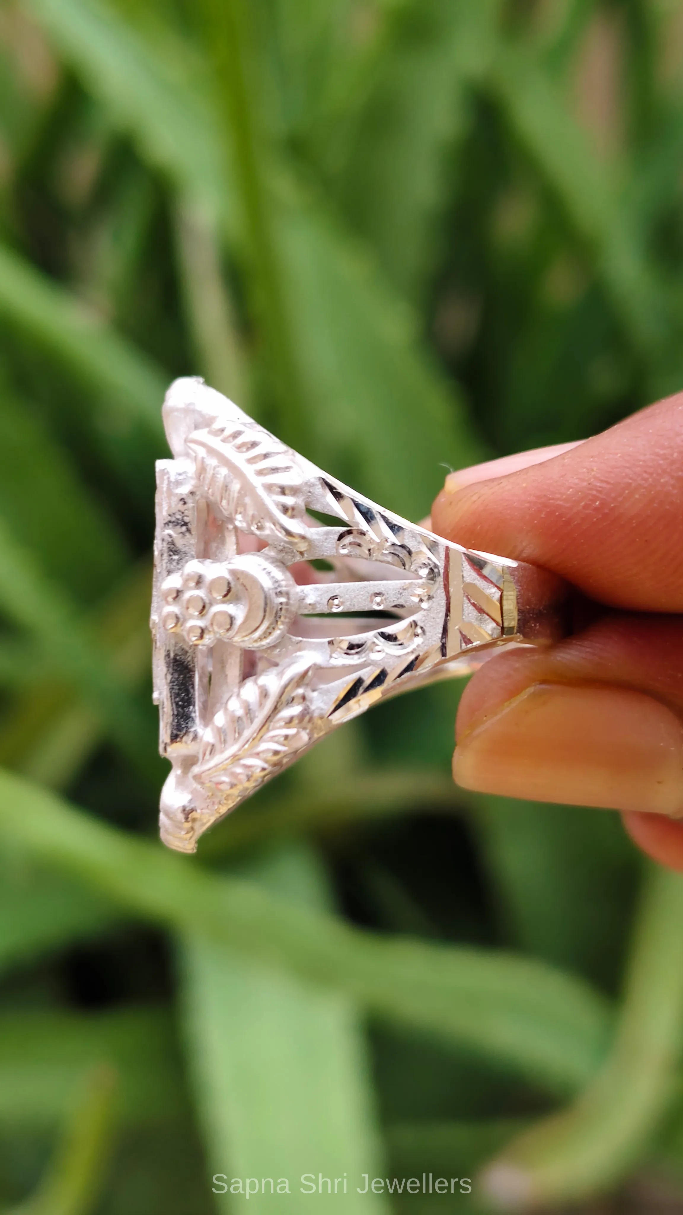 Pure Silver Khatushyam Ji Ring thumbnail 3