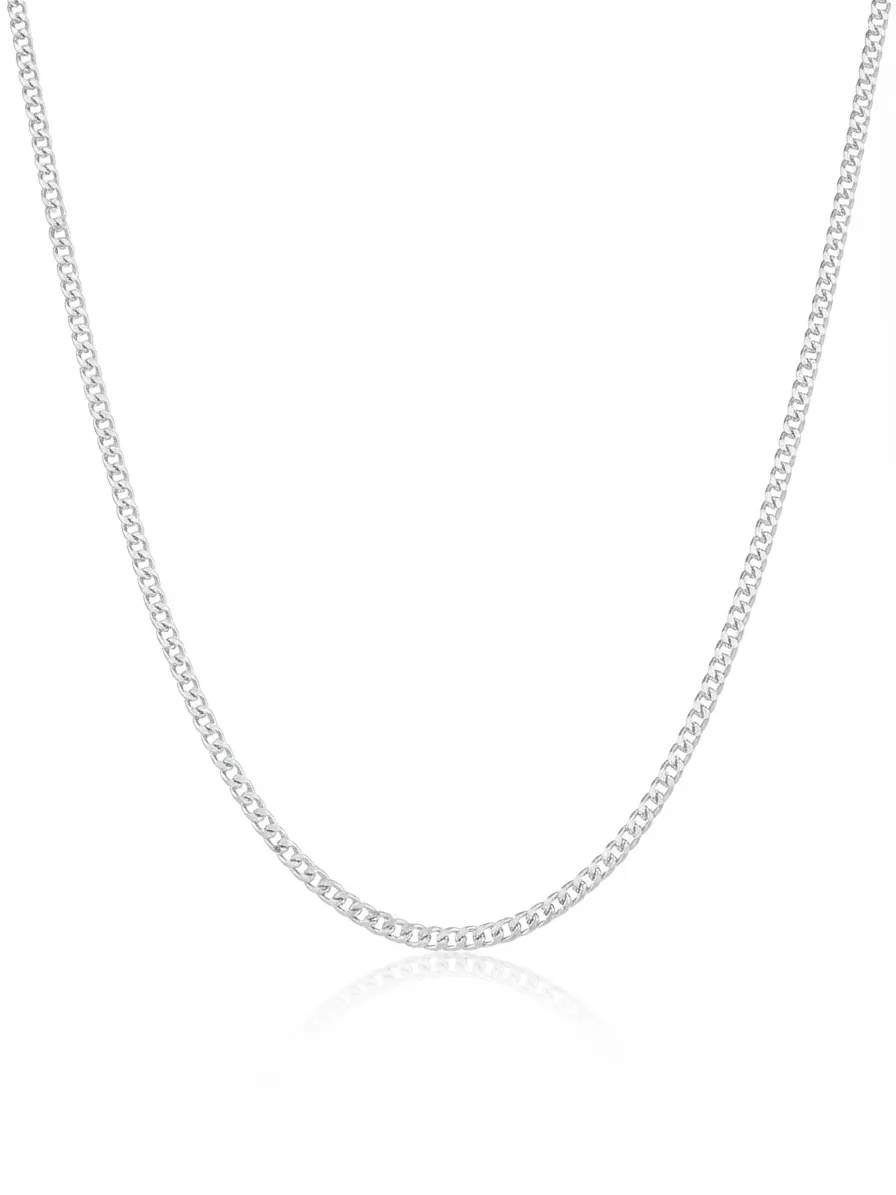Polished Silver Chain thumbnail 2