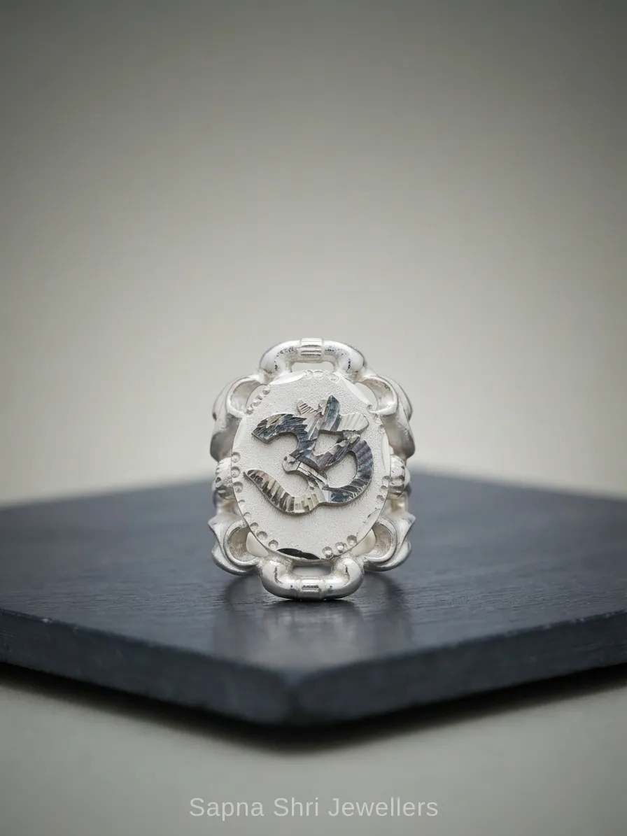 Om Symbol Ring for Men thumbnail 4