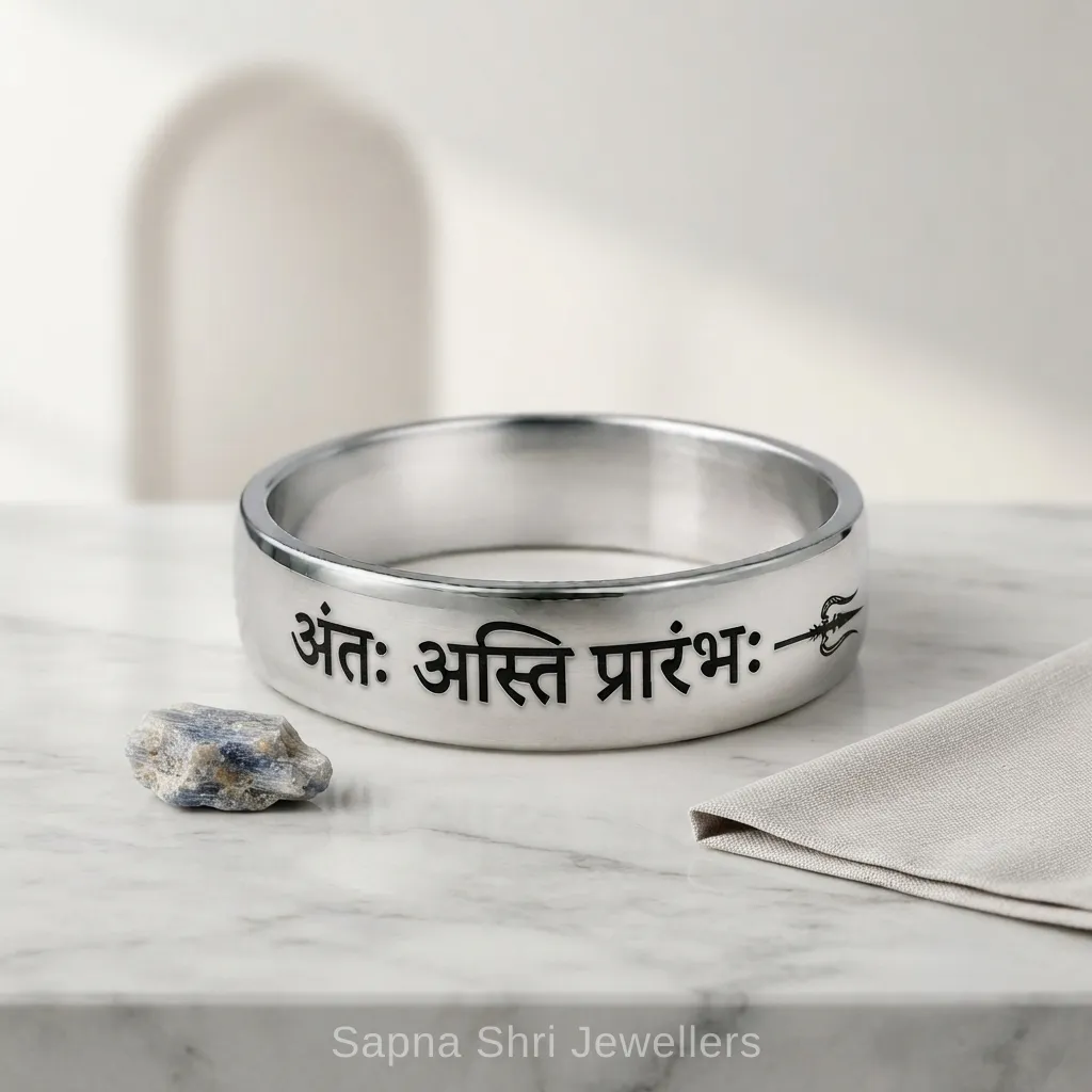 Anta Asti Prarambh Mantra Ring for Men & Women thumbnail 4