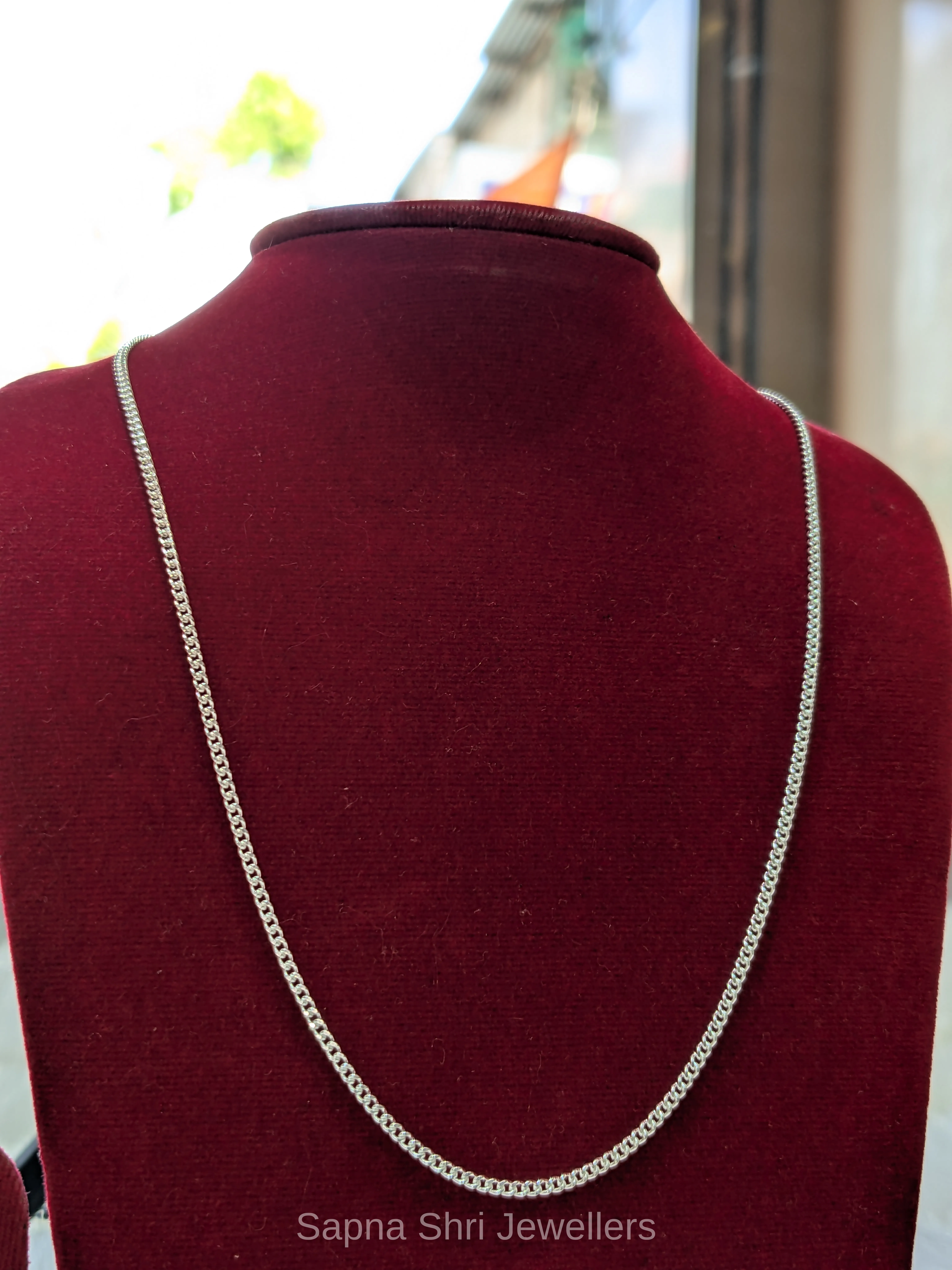Polished Silver Chain thumbnail 4