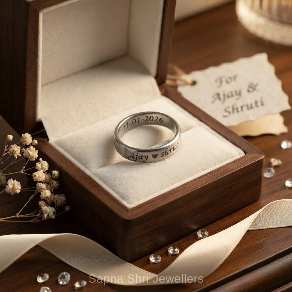 Custom Silver Name Ring 925 Hallmarked thumbnail 4