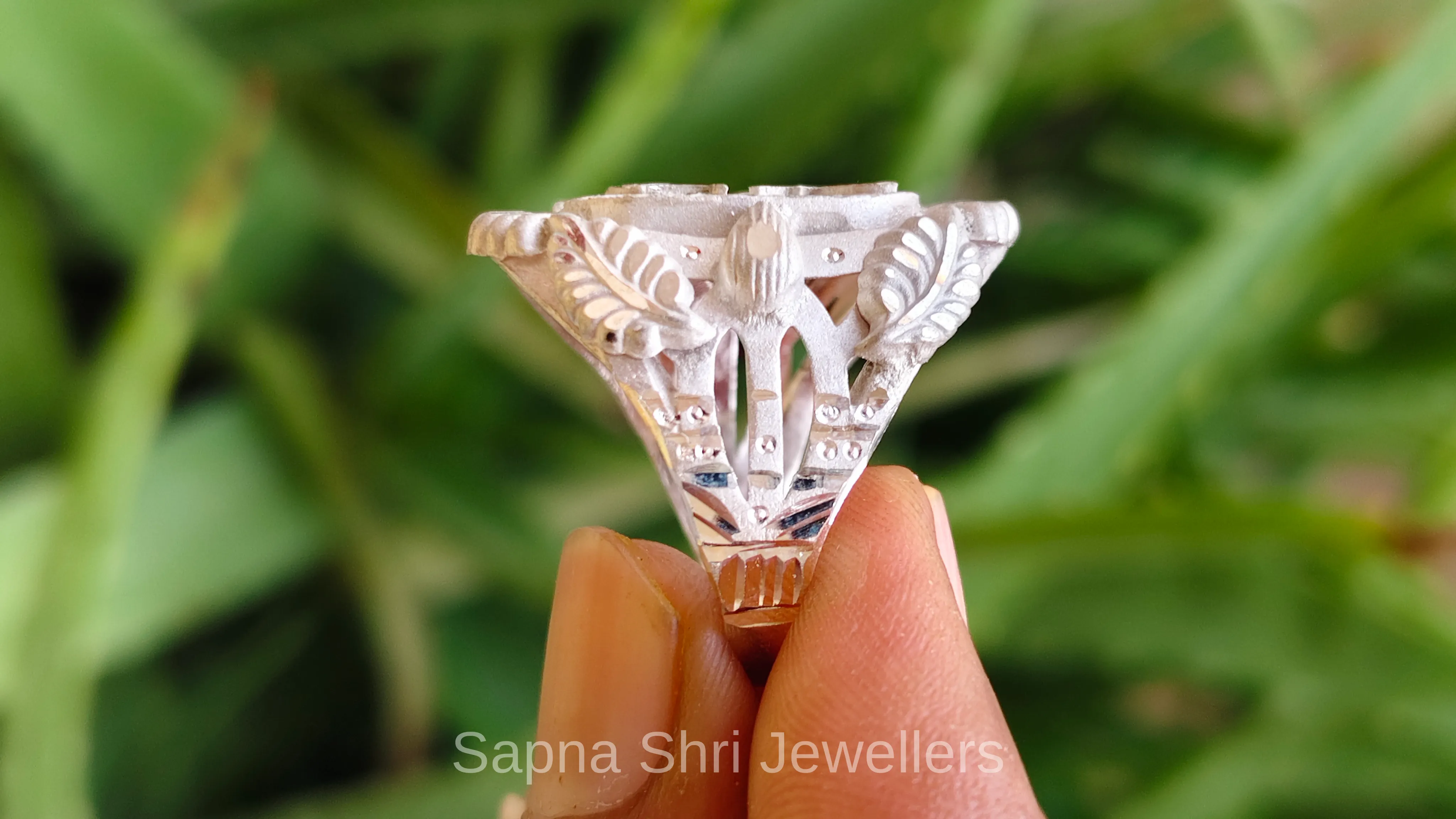 Rajput Sword 925 Sterling Silver Ring thumbnail 2