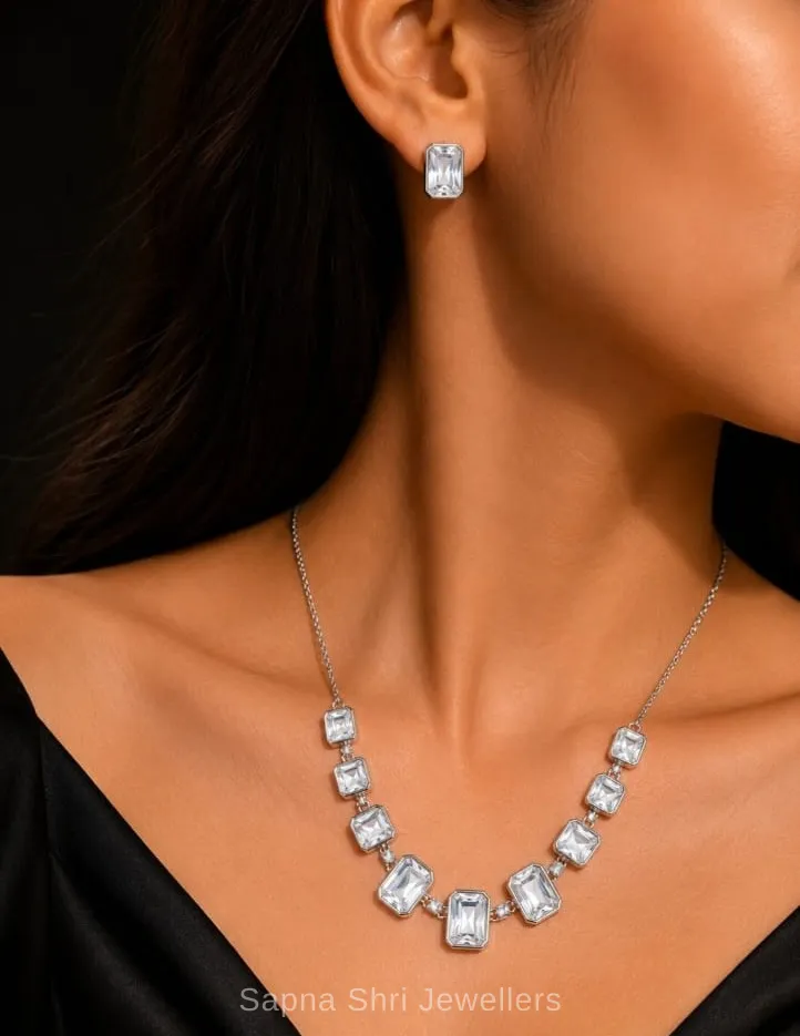 Pure Silver Chain Pendant Set for Daily Wear thumbnail 3