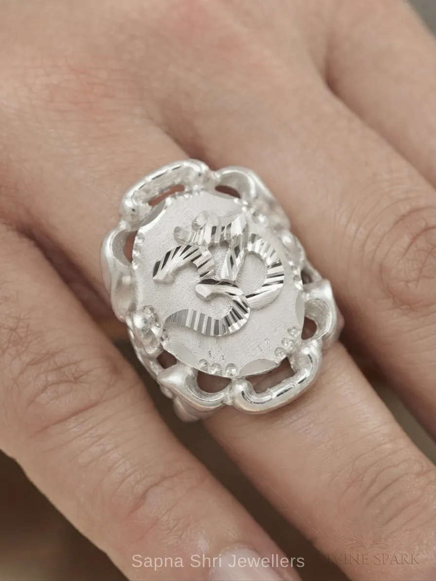 Om Symbol Ring for Men thumbnail 3