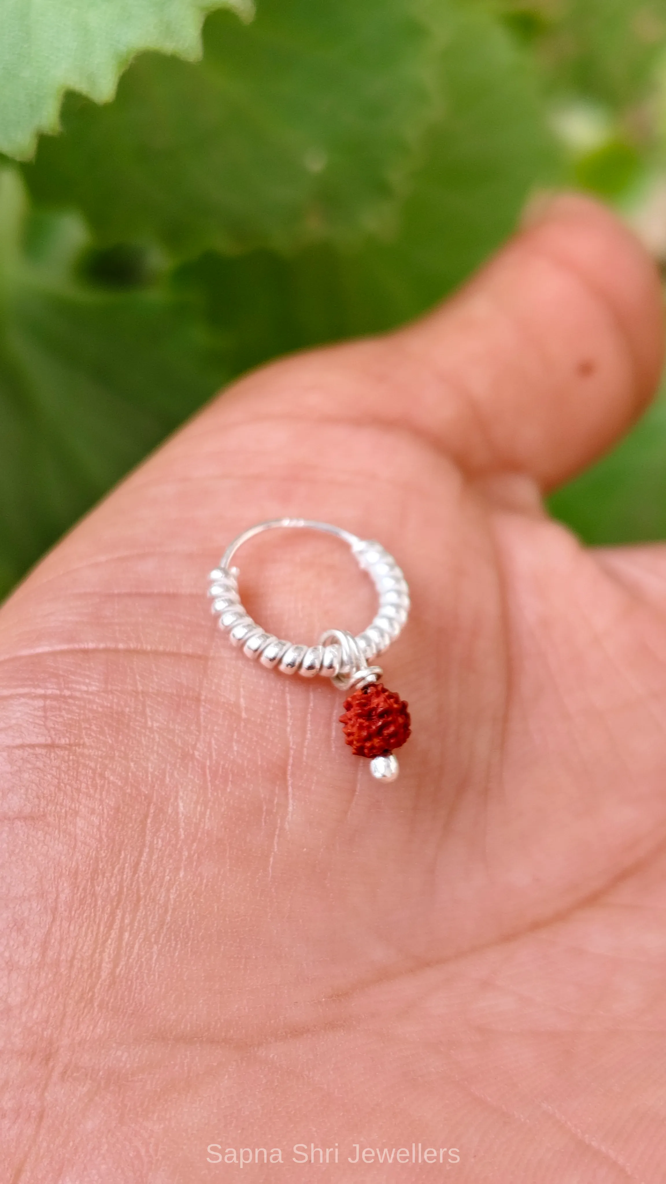 925 Sterling Silver Thick Hoop Bali Earrings for Men & Women thumbnail 3