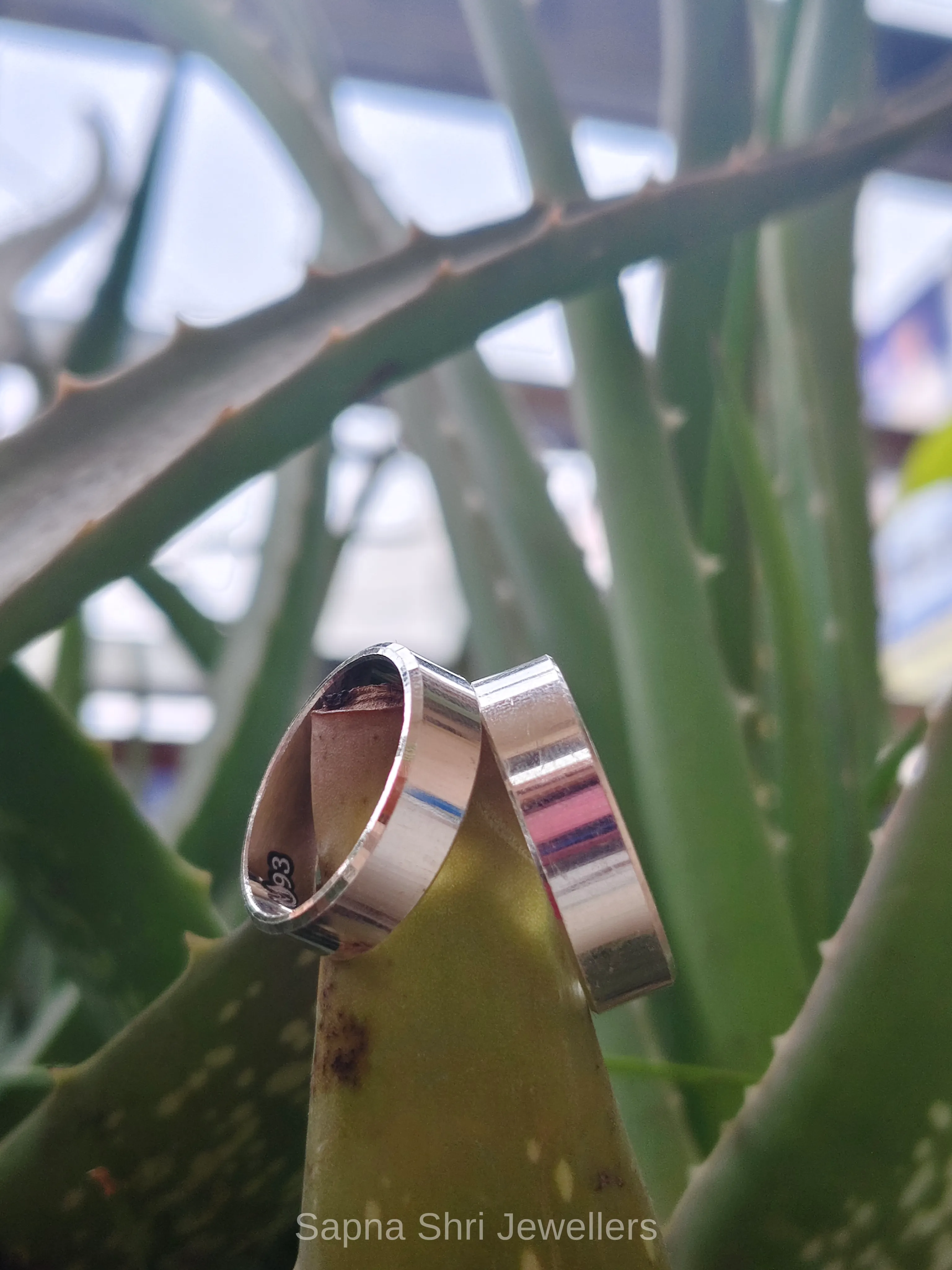 Husband Wife Name Ring thumbnail 3